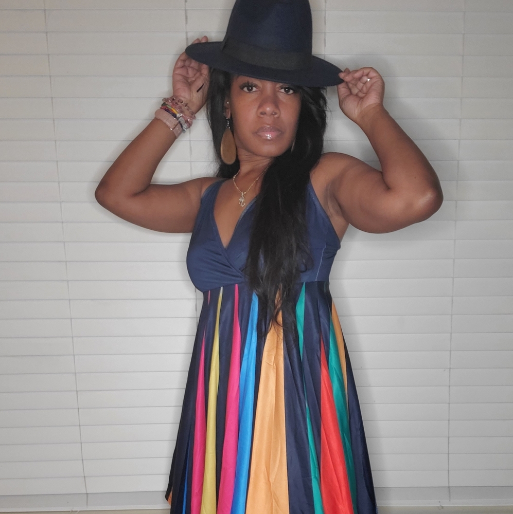 Colorful Mini Dress